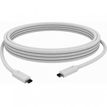 Cable USB C Macho Macho 1m Blanco