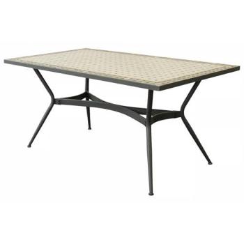 Mosaico Anxr – Tavolo Retto Beige/Antracite