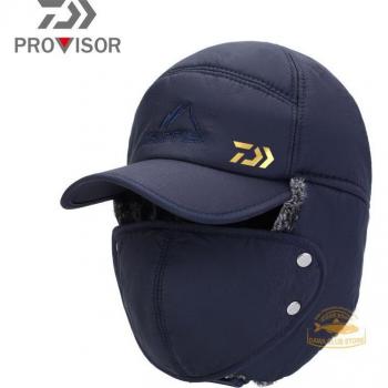Chapeau Velours Ski DAIWA – Couleur Neige, Oreille Chauffante