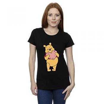 Winnie the Pooh Heart‑Eyes Cotton Top in Black