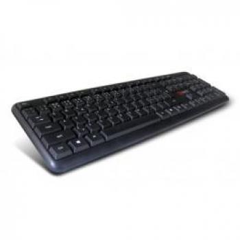 C-TECH klávesnice slim KB-102 PS/2 černá CZ/SK