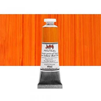 Handmade Oil Color by Michael Harding, 40ml, Indian Yellow Red