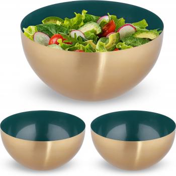 Frutero de Cocina 3×25 cm – Bol Repostero en Acero Inox