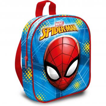 Kids Licensing Mochila 3D Spiderman Marvel, Solid, Color, One Size