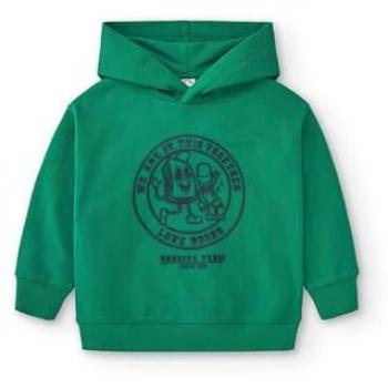 Charanga Mini: Sudadera de Niño Verde Cerrada