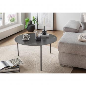Paroli Couchtisch 80 cm x 46 cm schwarz