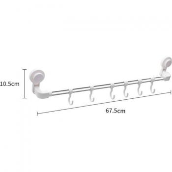 Towel Rack with Hooks