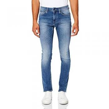 Jeans Blu Denim STR 10 ½ Oz Zip Gas Sax, 29W Uomo