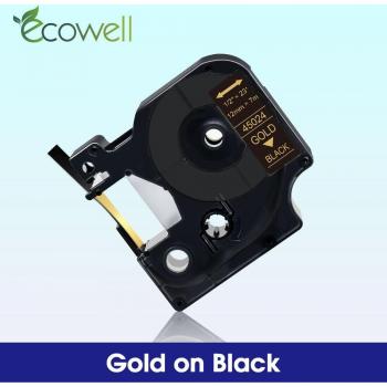 LabelManager 45024 Gold on Black Tape