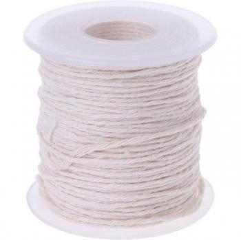 61m Cotton Braid Wick for Oil Lamps and Candles