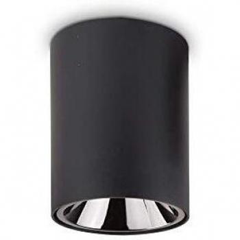 Netlighting Nitro LED 1 Light Round Surface Mounted Downlight Black