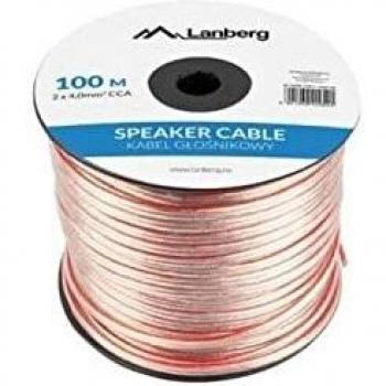 Cable Altavoz Lanberg 2 x 4.0 mm2 100m