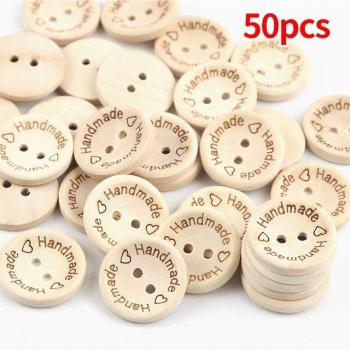 Botones Artesanales de Madera para Ropa de Bebé