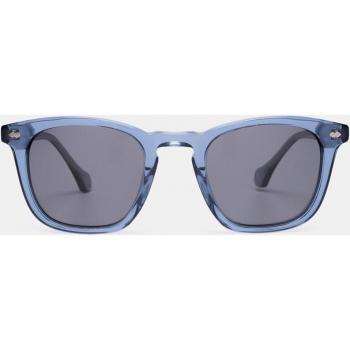 Gafas de Sol Scalpers Manhattan 03 en Acetato Rectangular Azul Transparente para Hombre