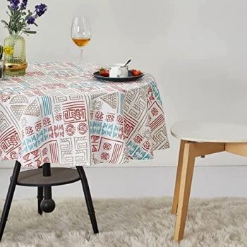 DAM. Mantel Redondo Estampado 180 cm