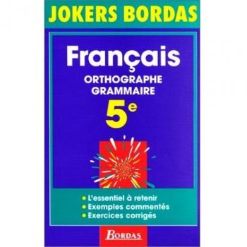 JOKE. ORTHOGRAPHE GRAMMAIRE 5E