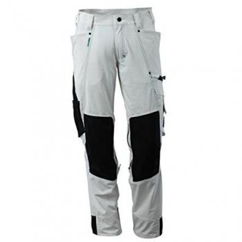 Mascot White Stretch Trousers with Kneepad Pockets Size 82C52