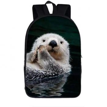Mochila de Dibujos Animados de Nutrias Marinas