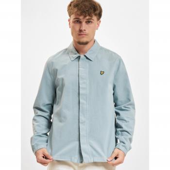 Blue Lyle & Scott Men’s Washed Drill Jacket – Overshirt, Size 40/Regular