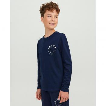 Jack&Jones Jr Camiseta Larga Azul