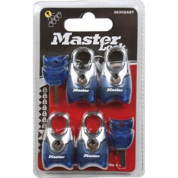 Master Lock 20mm Mini Fusion Padlocks Bundle (4 Count)