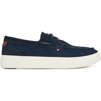 Scarpe da Barca Tommy Hilfiger Modern Light Hybrid Suede Blu Scuro EU 44