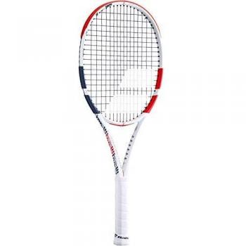 Babolat Pure Strike Raquette de Tennis 100 cm, BF101400, Weiss / Rot