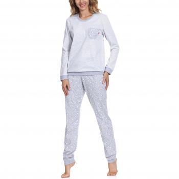 Cornette Pyjama Femme 671 2016 Melange/Blanc XXL