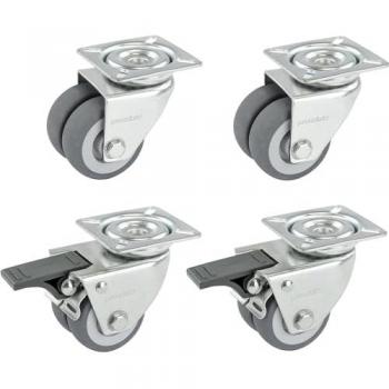 Proroll Doppelrollen Set, Rad-Ø 50 mm, Breite 19 mm