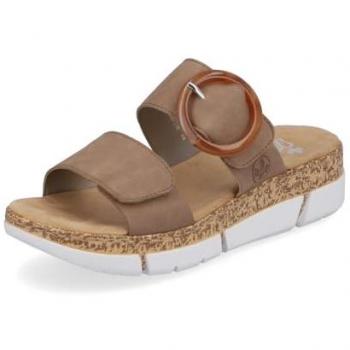Rieker Komfort Sandalen Grau Damen