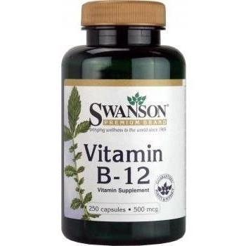 Swanson B12 500 mcg, 250 Kapseln