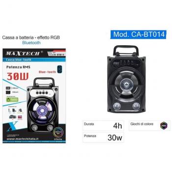 Cassa Bluetooth 30W con Effetti Luminosi RGB