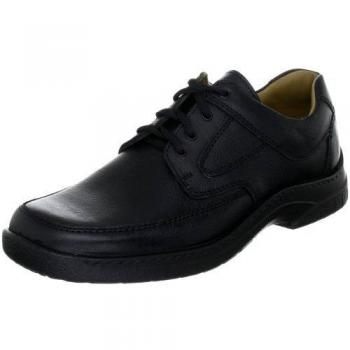 Jomos Feetback Herren Derby Schnürhalbschuhe, Schwarz