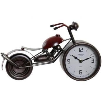 Orologio Tavolo Metallo Rosso