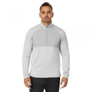 Felpa New Balance Uomo Heat Grid 1/2 Zip Grigia