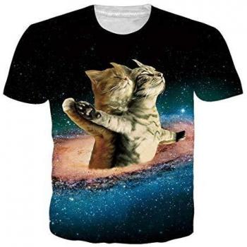 T-Shirt Uomo Titanic Cat 3D Loveternal