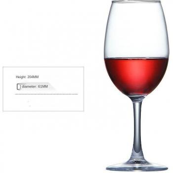 Copa de Vino Moderno con Manzana