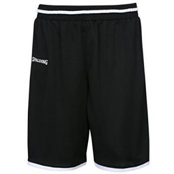 Spalding Move Shorts für Männer – 2XL, schwarz/weiss