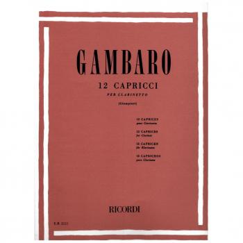 Partitions classique RICORDI GAMBARO G.B.