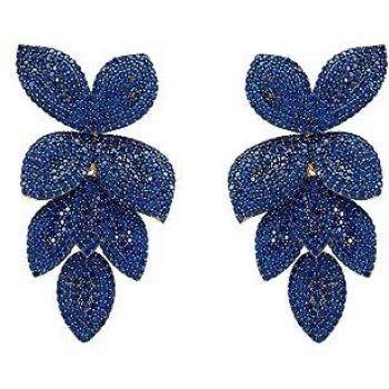 Latelita Gold Sapphire Cascade Petal Earrings