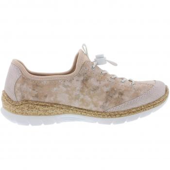 Rieker N4263 Damen Slip-on, modisch, rosa, EU 42