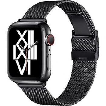 AFEKYY Replacement Band for Apple Watch 40mm, Stainless Steel Metal Strap Adjustable Wristband