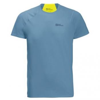 T-Shirt a Maniche Corte Jack Wolfskin Prelight Chill Blu