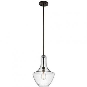 Netlighting Everly 1 Light Small Dome Ceiling Pendant Light Bronze, E27