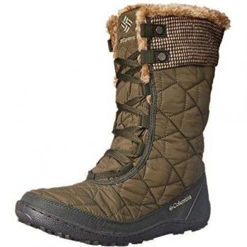 Columbia Minx Mid II Omni-Heat Tweed, Botas de Nieve Mujer, Verde