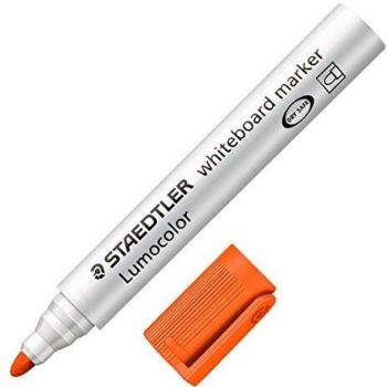 Marqueur effaçable Lumocolor 351 orange pointe ronde 2 mm Staedtler