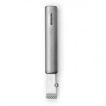 Brabantia New Profile Line Zitronenraspel – Küchenreibe aus Edelstahl, silber