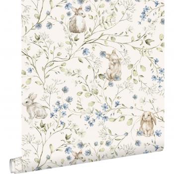 Papel de Ladrillo Conejo Arcoíris – 50x900 cm
