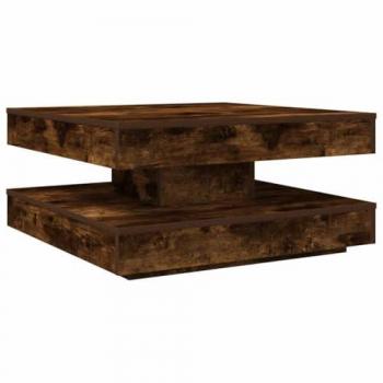 Table Basse Pivotante Chêne Fumé 70x70 cm