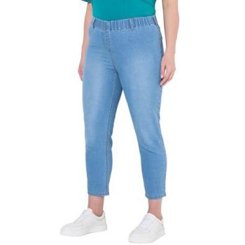 Vibrante jegging azulado claro